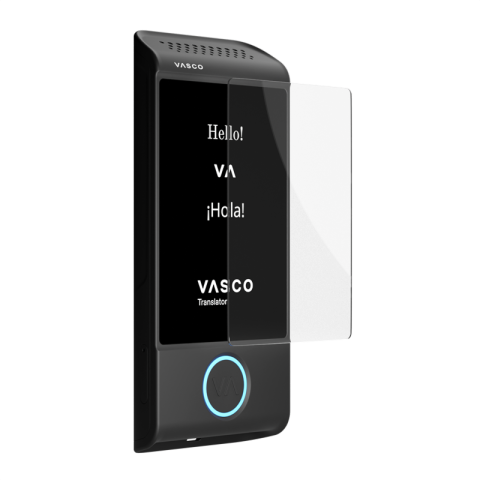 Screenprotector van gehard glas voor de Vasco Translator M4