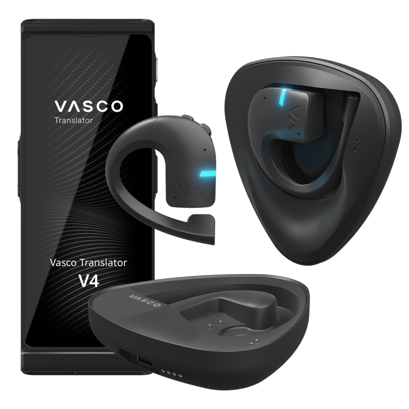 Vasco Translator V4 翻訳機 クロ Bundel: Vasco Translator E1 & Vasco Translator V4
