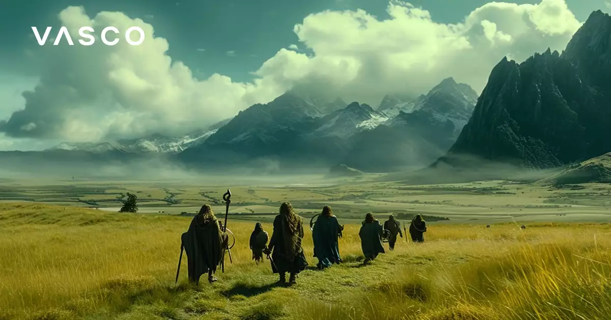 Afbeelding gegenereerd door de AI van The Lord of the Rings