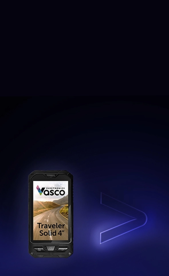 Vasco Traveler – een Vasco-apparaat voor op reis, dat een vertaalfunctie, gps en andere functies combineert.