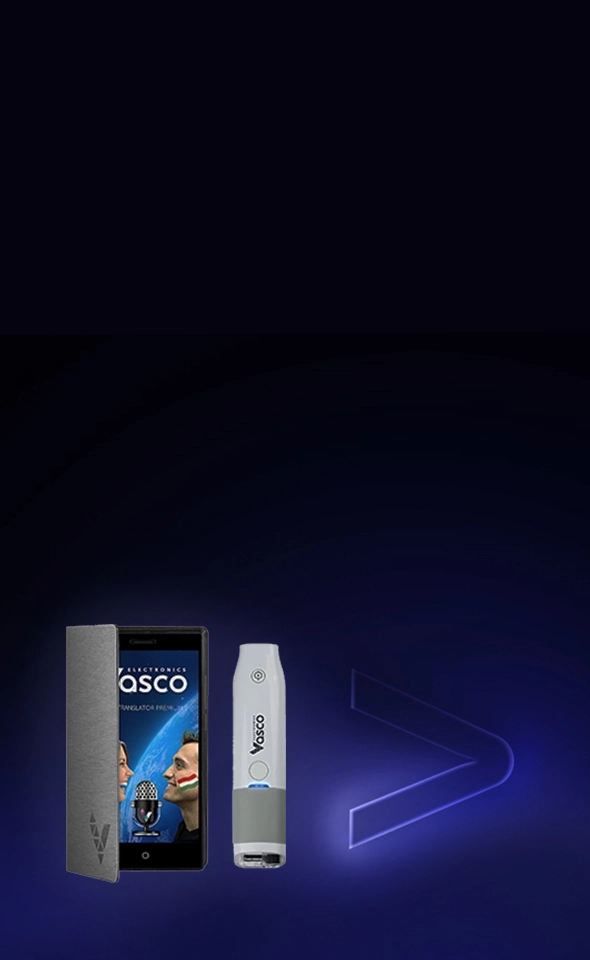 Vasco Translator Premium 5” – een draagbaar vertaalapparaat.